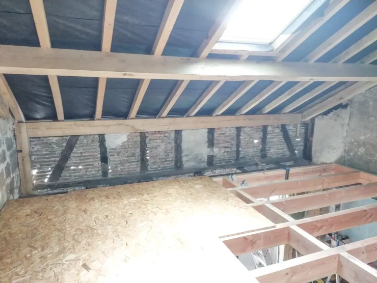 Création plancher étage OSB et solives