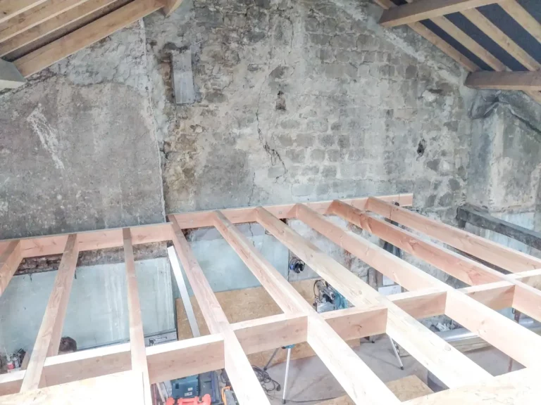 création etage solives