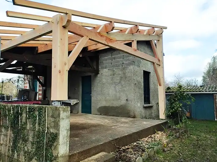 Charpente toiture Figeac tuile ardoise 1