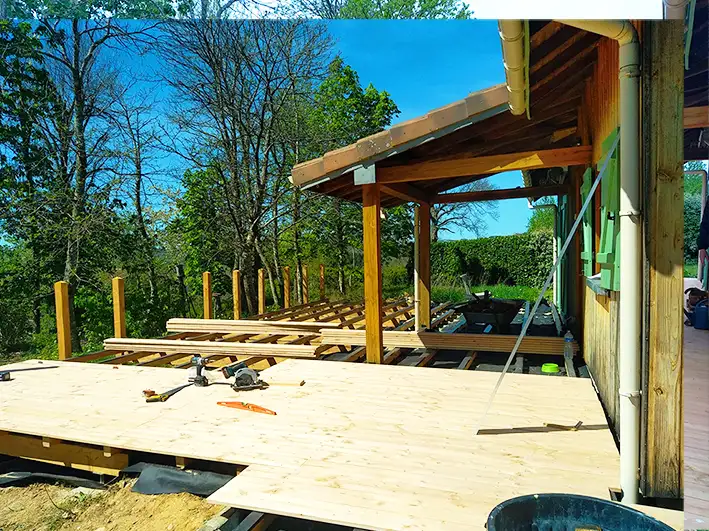Pose terrasse bois figeac 2