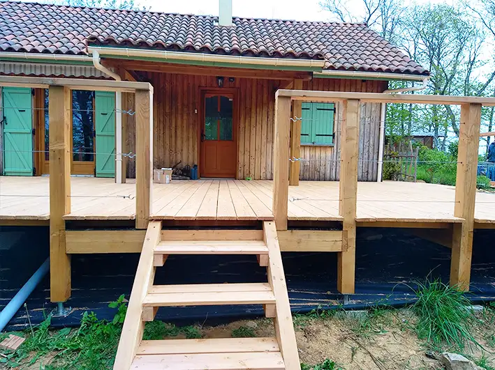 Pose terrasse bois figeac 4