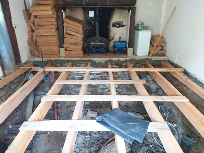 Reprise parquet solive 1