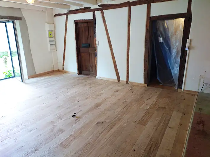 Reprise parquet solive 4